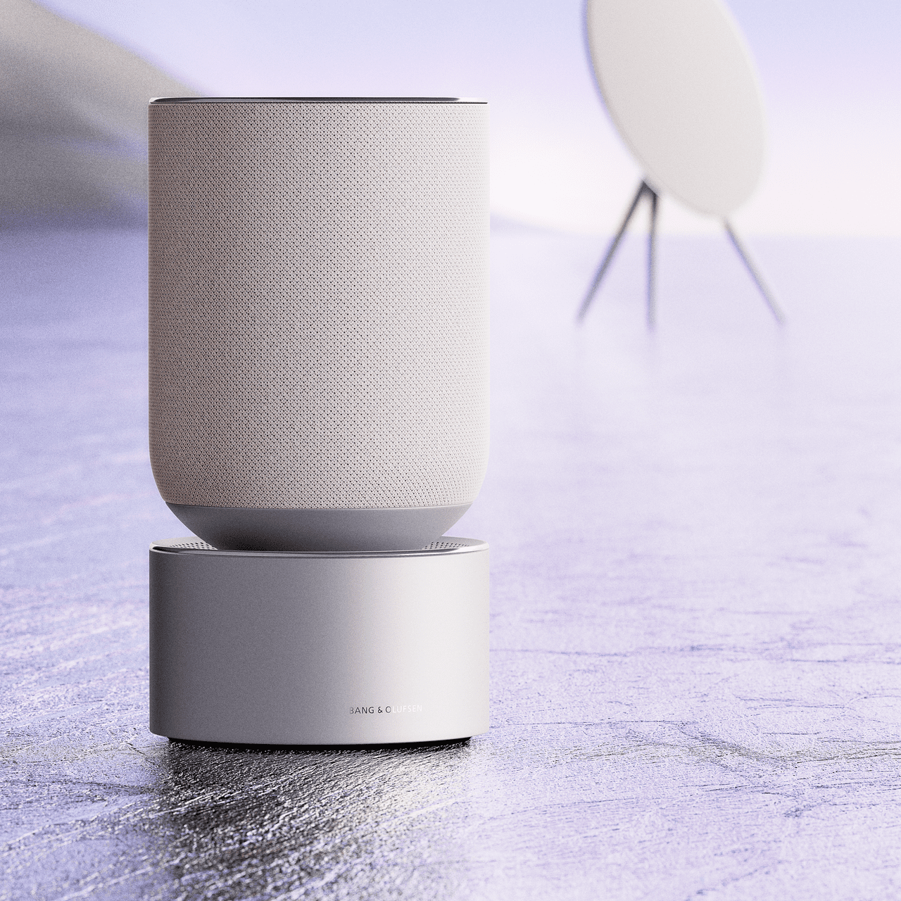 Beosound Balance & Beoplay A9 4th Gen. 0001 Bang & Olufsen® Herning BeoSound Balance Nordic Ice højtaler bogo