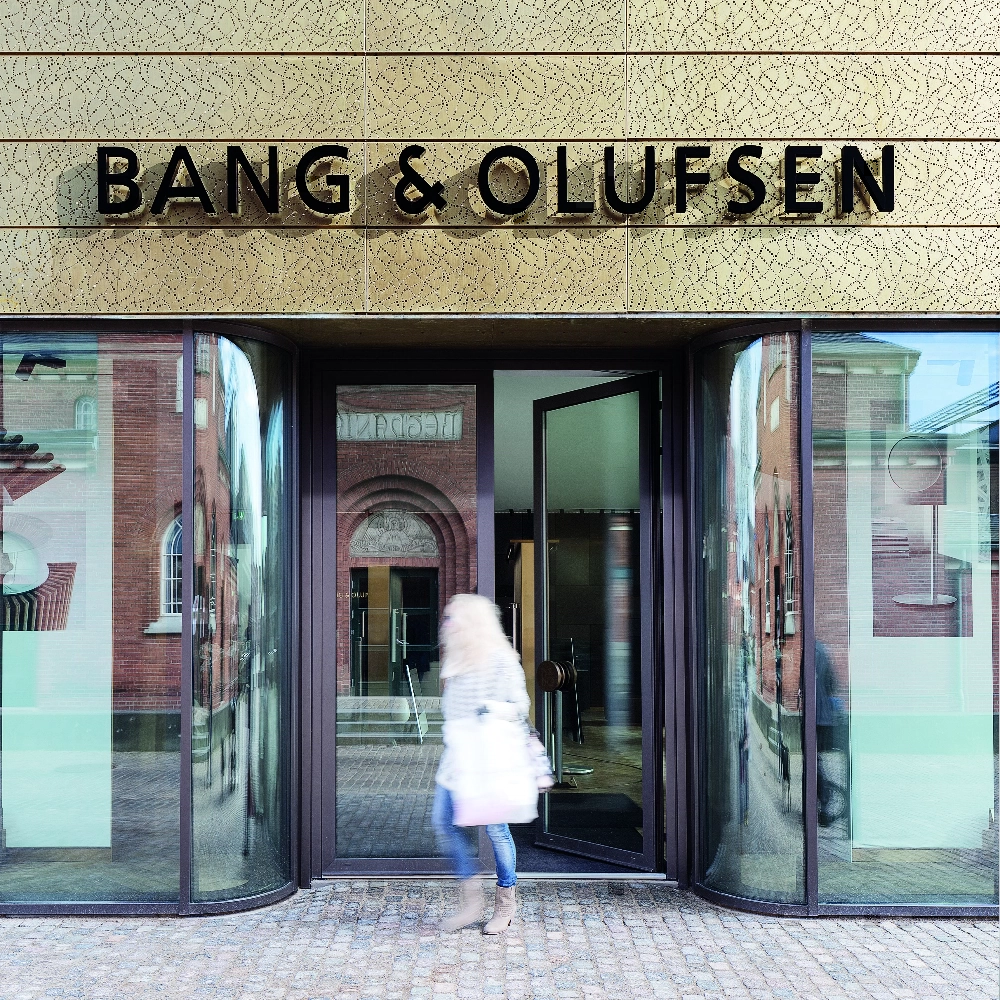 Bang & Olufsen butik facade